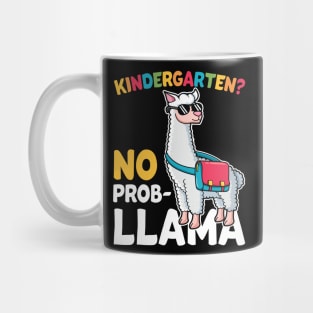 Kindergarten No Prob Llama Alpaca Funny Back To School Gift Mug